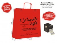 BUSTE IN CARTA KRAFT ROSSA
